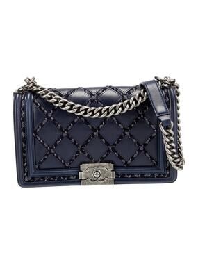 Chanel Medium Tweed Double Boy Bag #341214C45B